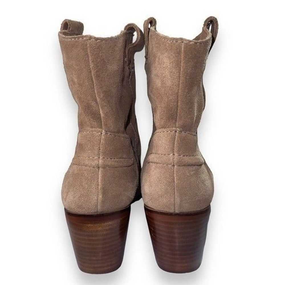 Vince Camuto Maves Suede Leather Ankle Boots Mush… - image 5