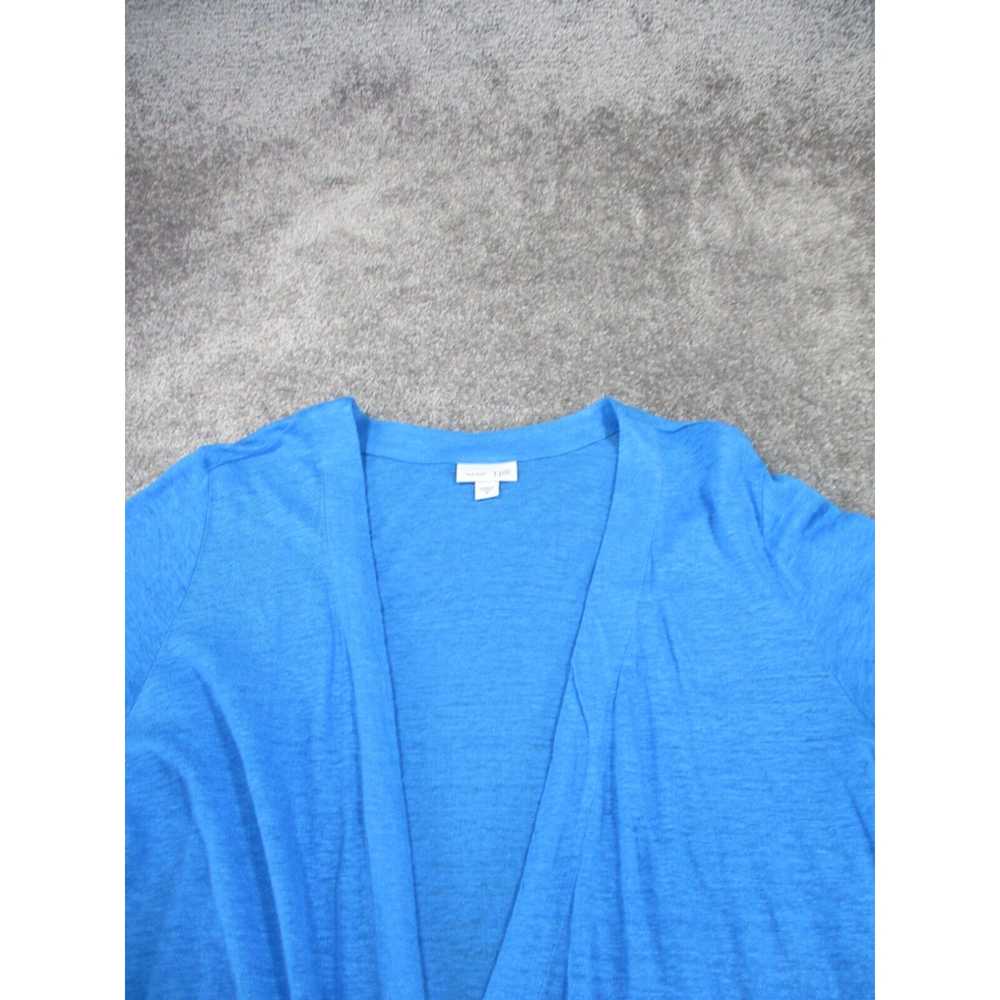 Vintage J. Jill Sweater Womens Medium Blue Linen … - image 2