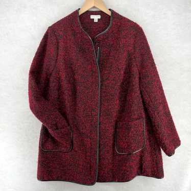 Susan Graver SUSAN GRAVER Sweater Jacket 22W Full… - image 1