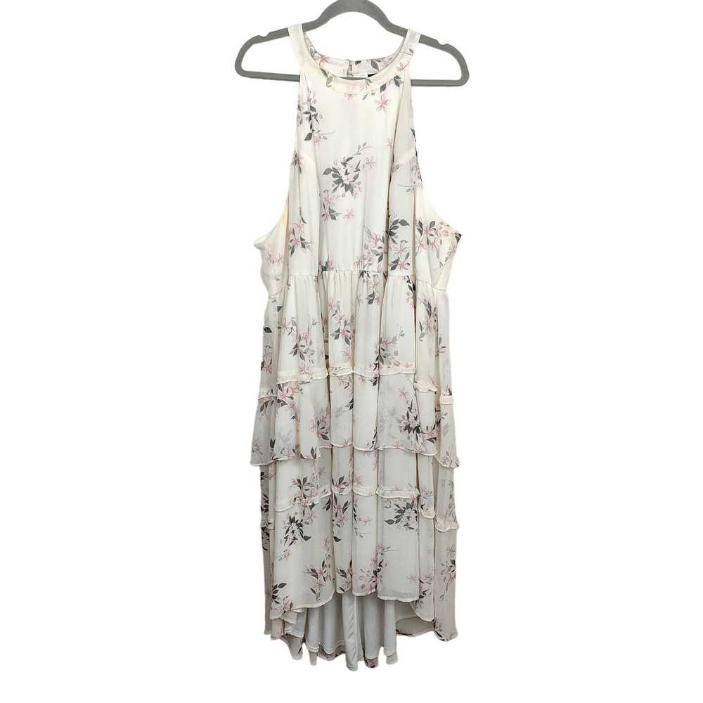 Other Torrid White Floral Tiered Chiffon Maxi Dre… - image 2