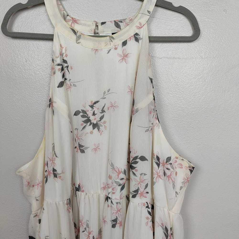 Other Torrid White Floral Tiered Chiffon Maxi Dre… - image 3