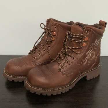 Justin steel toe work boots - image 1