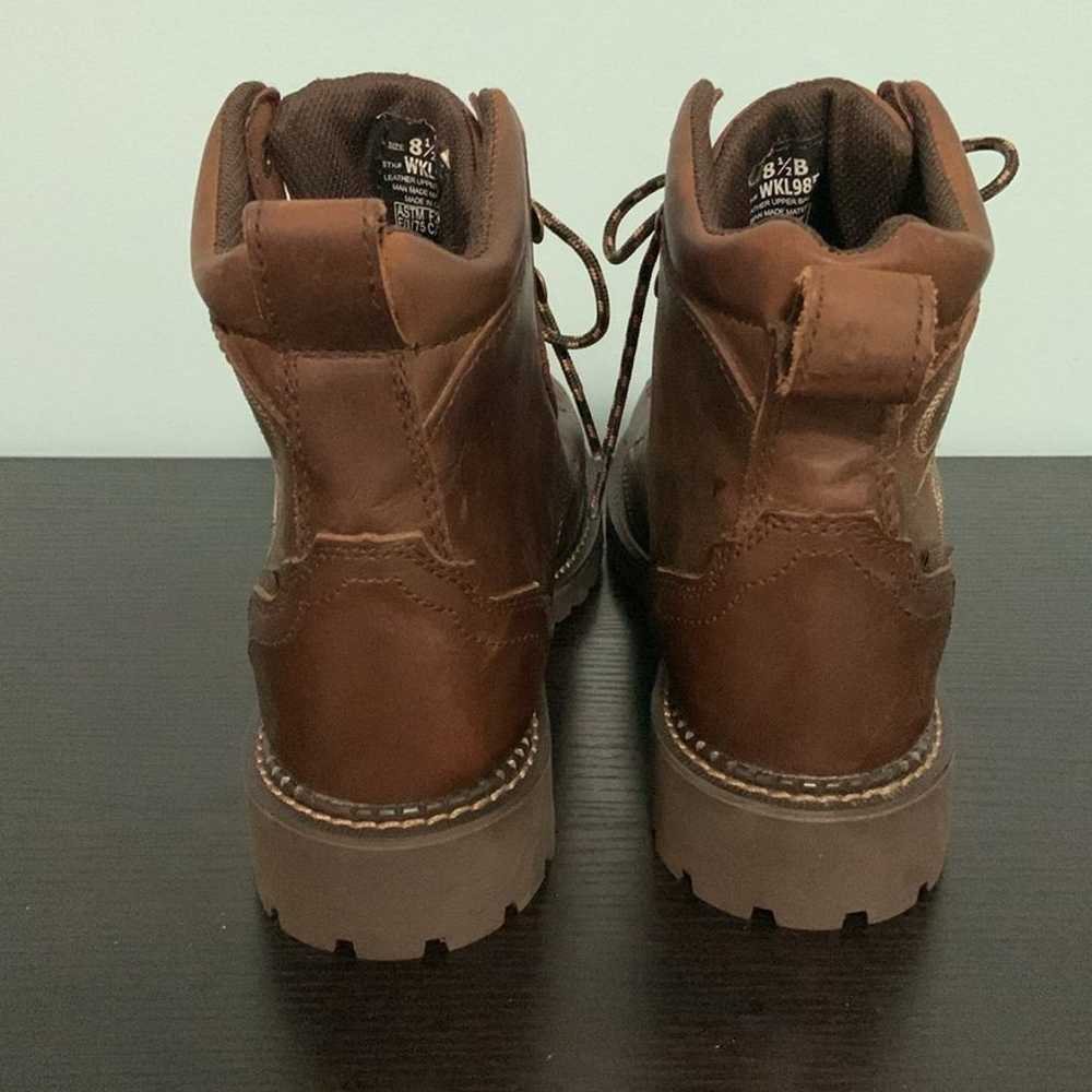 Justin steel toe work boots - image 3