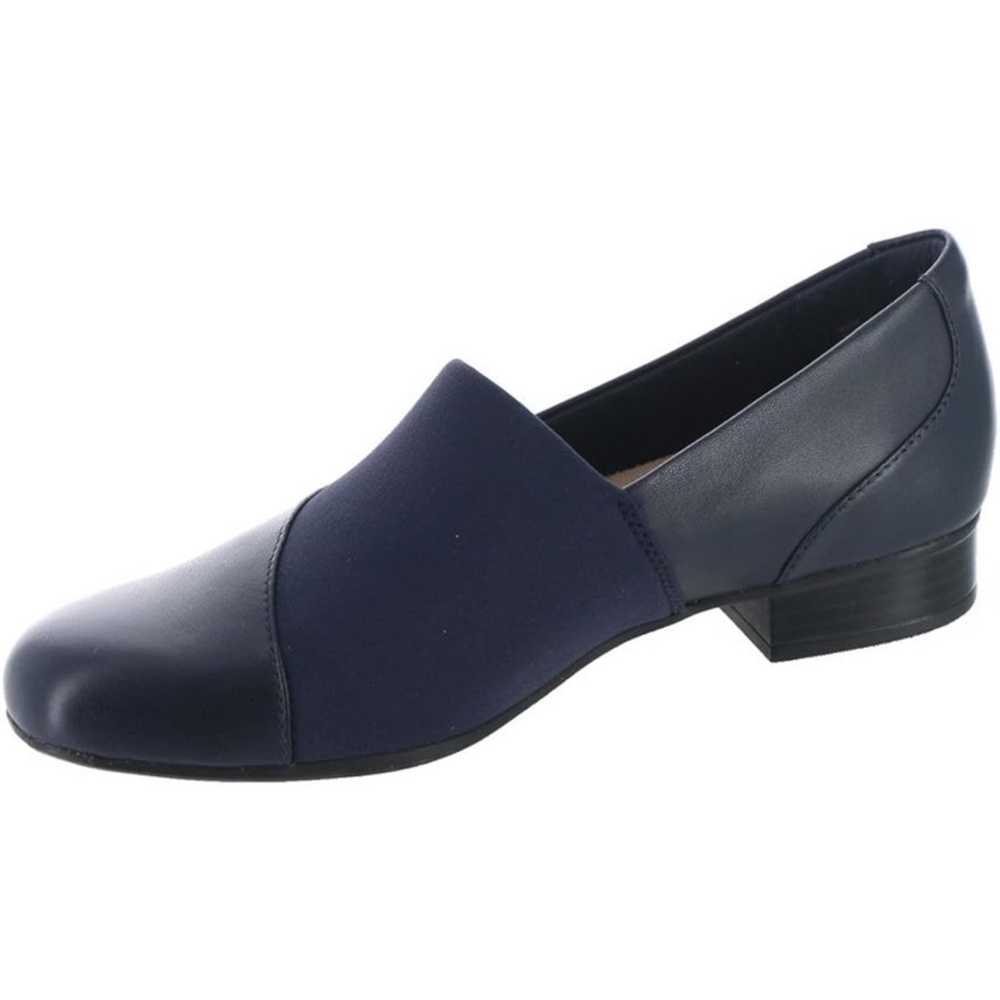 like new womens size 11 clarks navy leather julie… - image 5