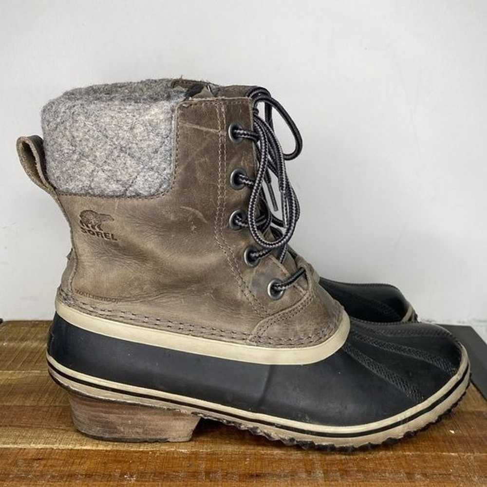 Sorel Slimpack II Lace Winter Boots: Size 9.5 - image 1