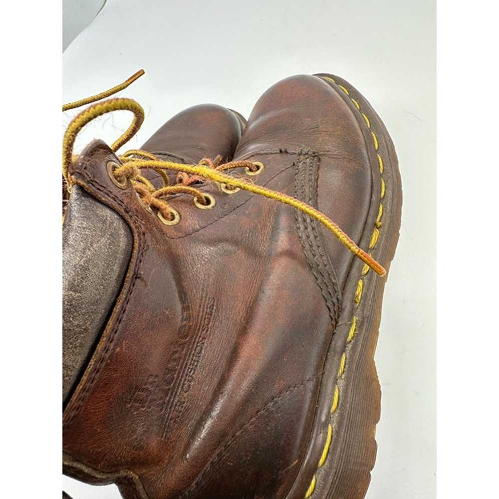 Vintage Dr. Martens 1460 Distressed Brown Leather… - image 10