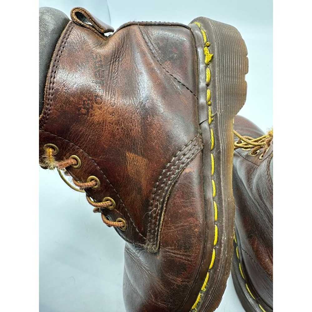 Vintage Dr. Martens 1460 Distressed Brown Leather… - image 11