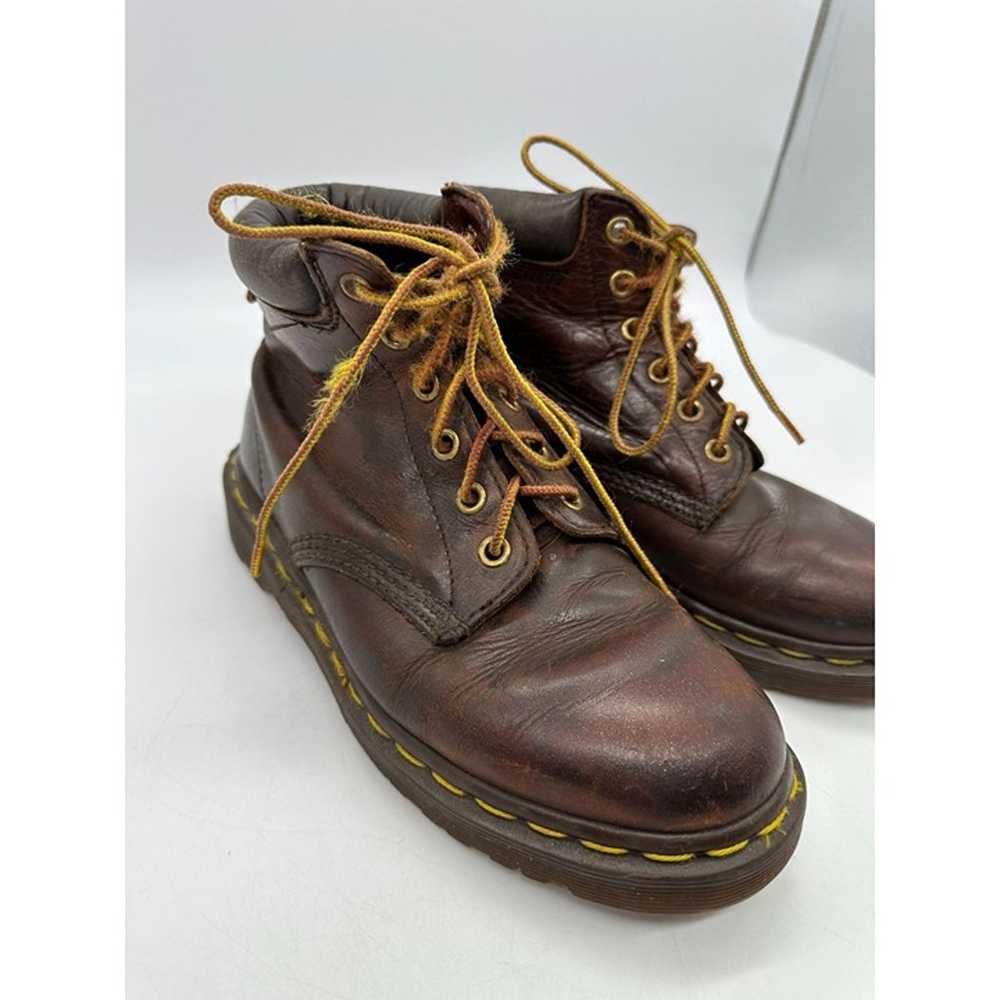 Vintage Dr. Martens 1460 Distressed Brown Leather… - image 2