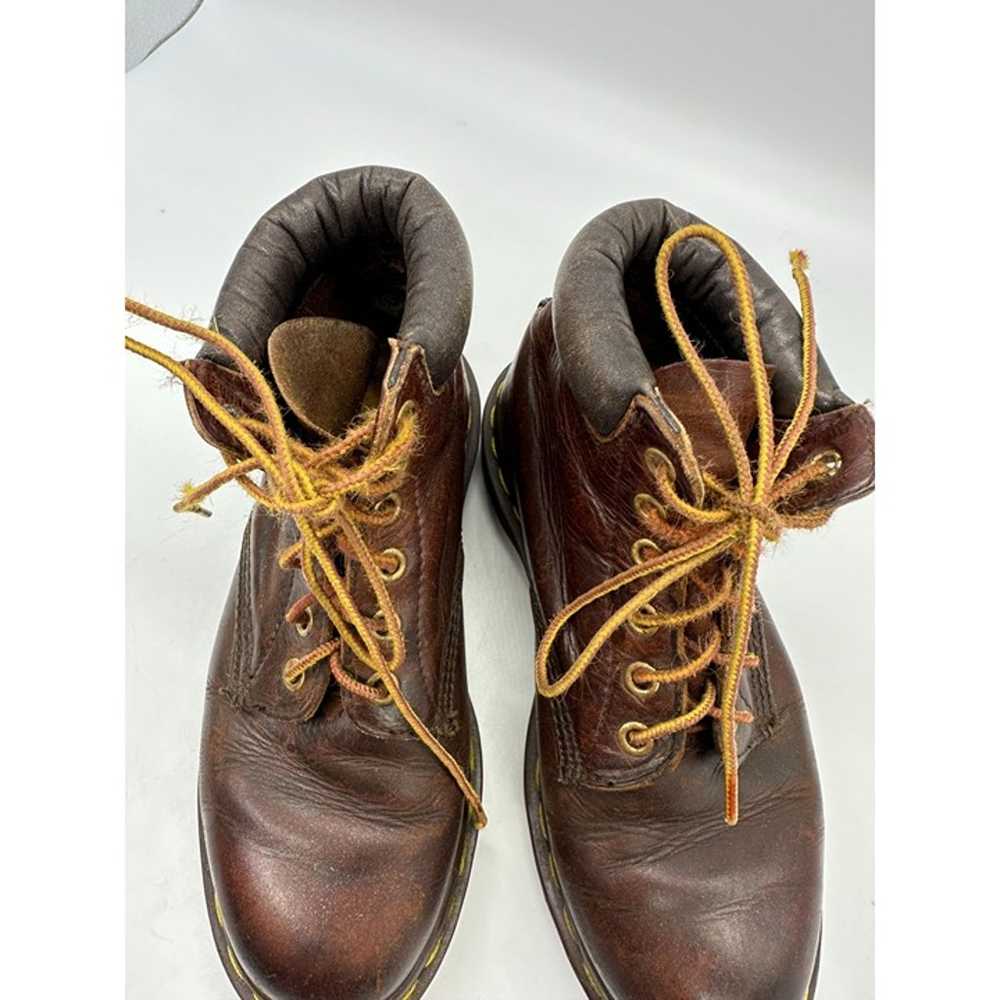 Vintage Dr. Martens 1460 Distressed Brown Leather… - image 3