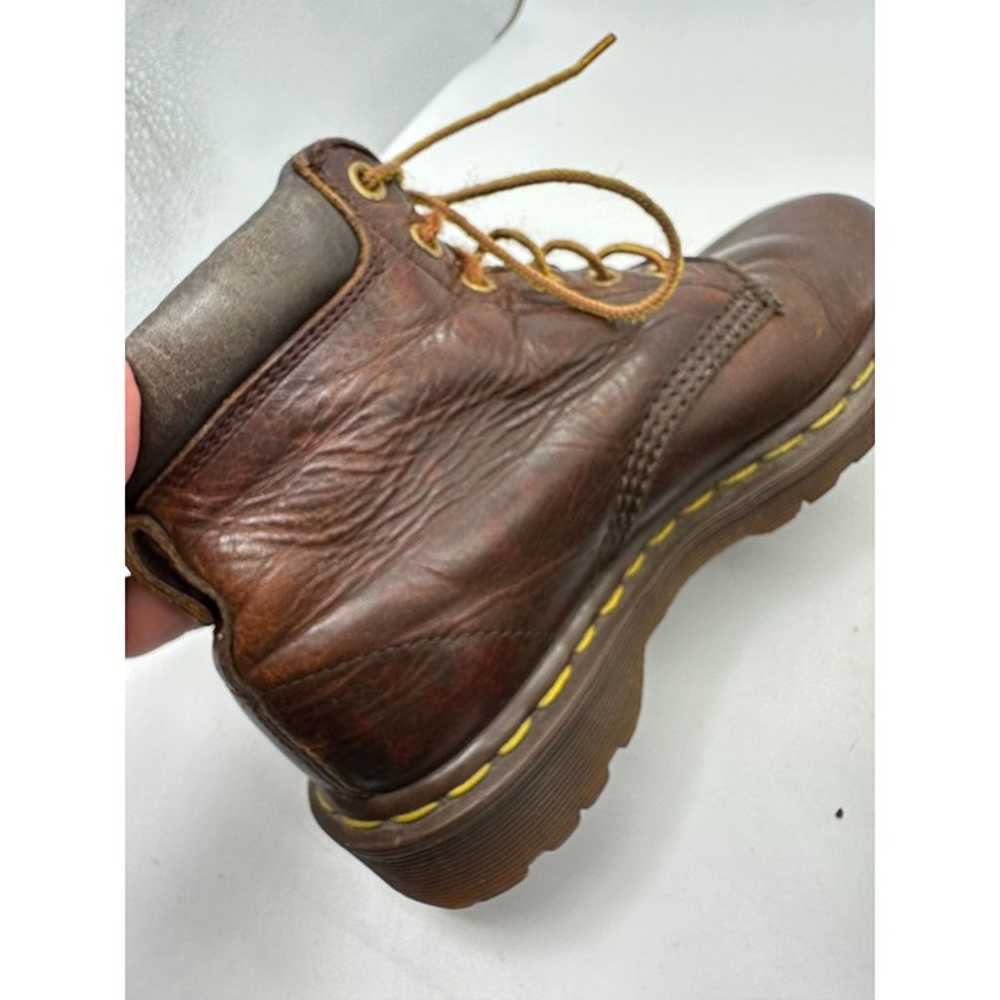 Vintage Dr. Martens 1460 Distressed Brown Leather… - image 8