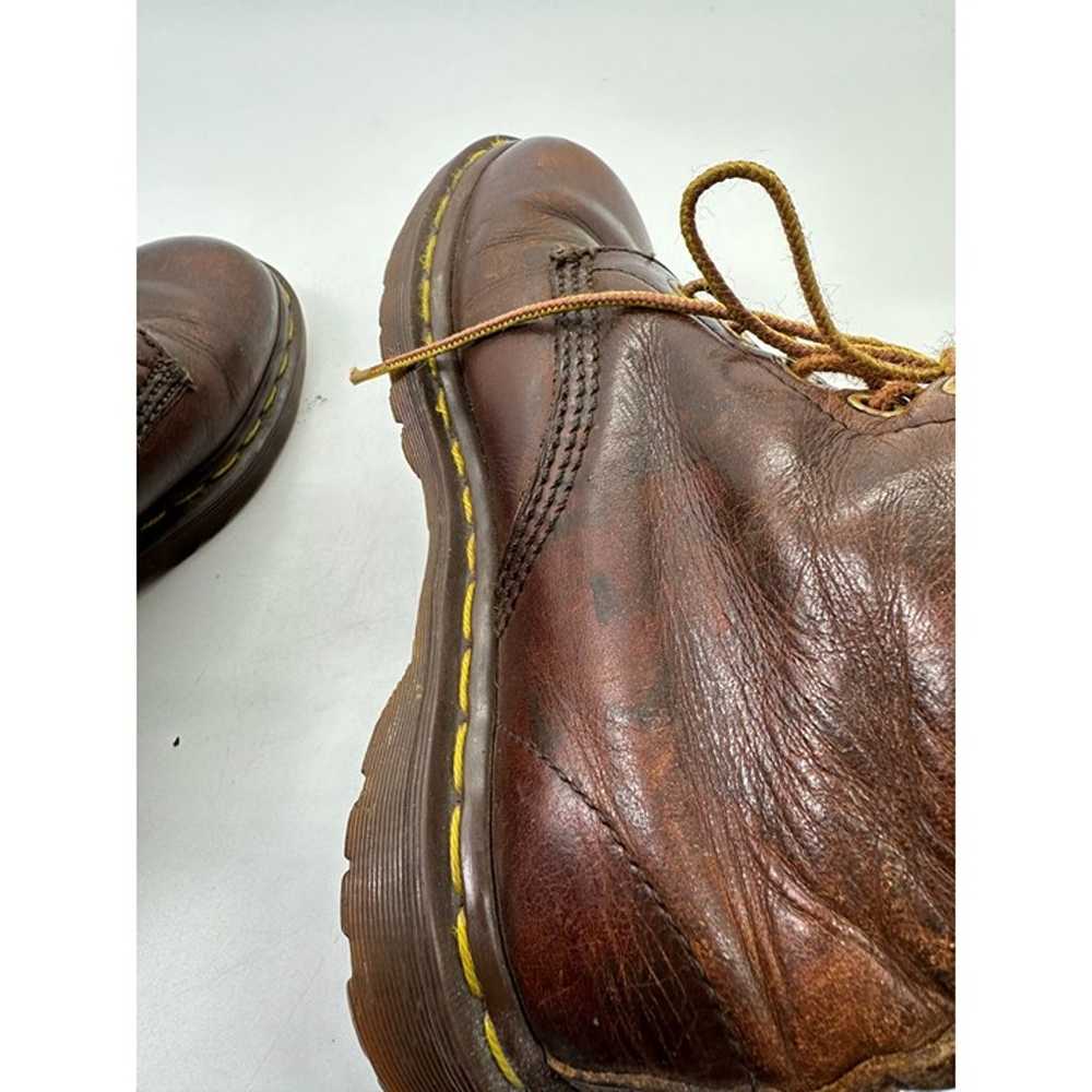 Vintage Dr. Martens 1460 Distressed Brown Leather… - image 9