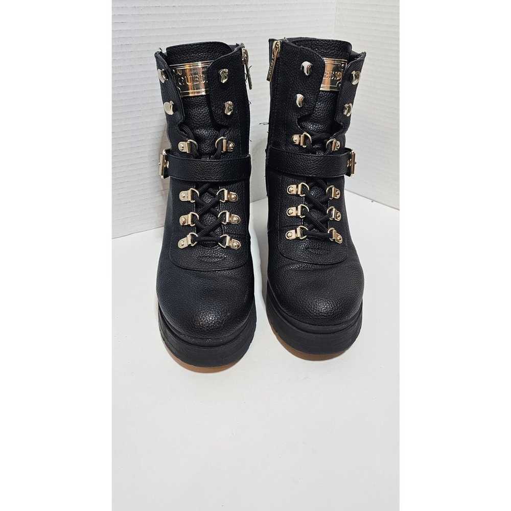 Guess Canaly Platform Combat Boot Size 8.5 - image 1