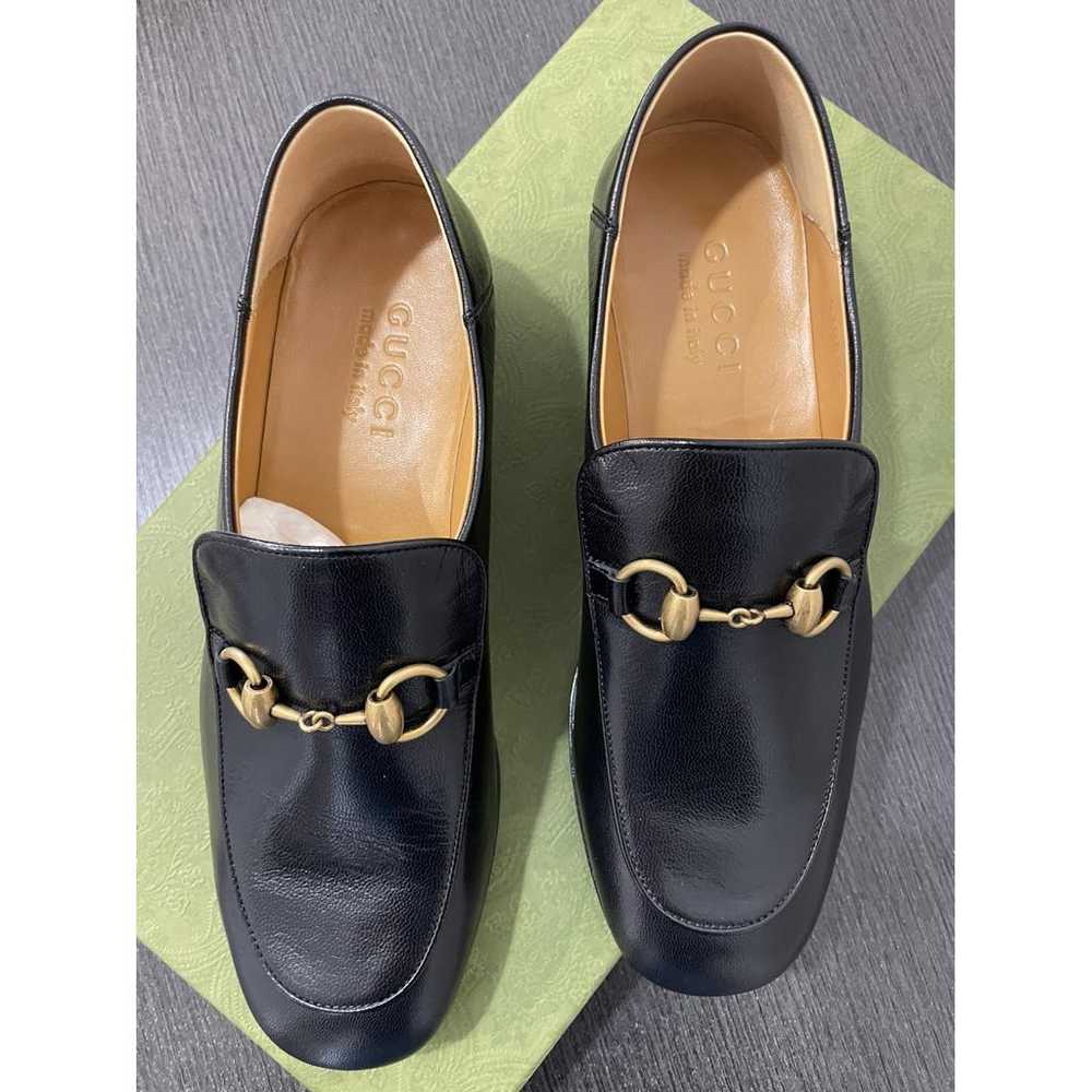 Gucci Jordaan leather flats - image 7