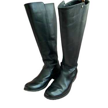 Frye Melissa Stud Back Zip Knee High Boots Size 5… - image 1