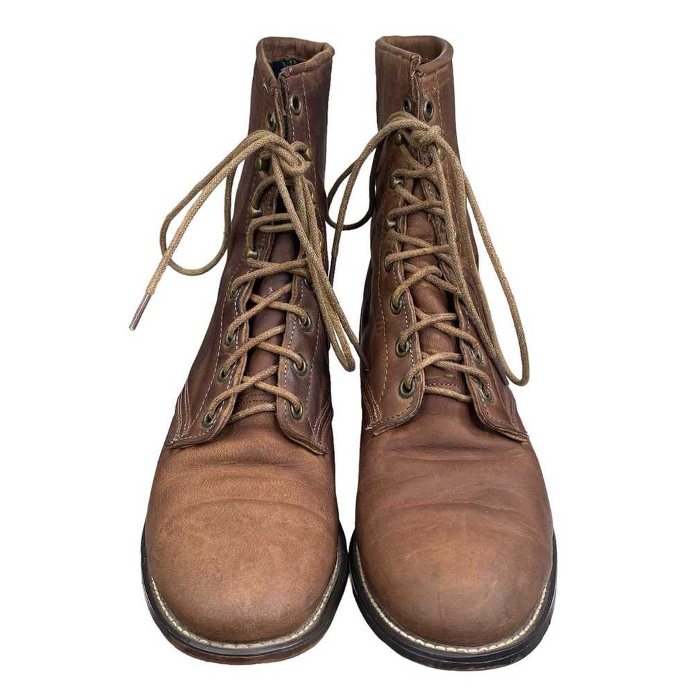 Laredo Women’s Roper Brown Leather Lace Up Wester… - image 7