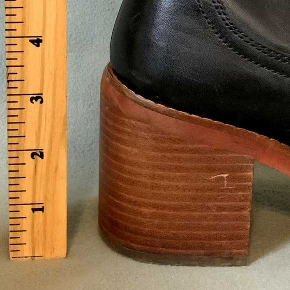 SEYCHELLES Black Leather Turbulent Ankle Heeled B… - image 4