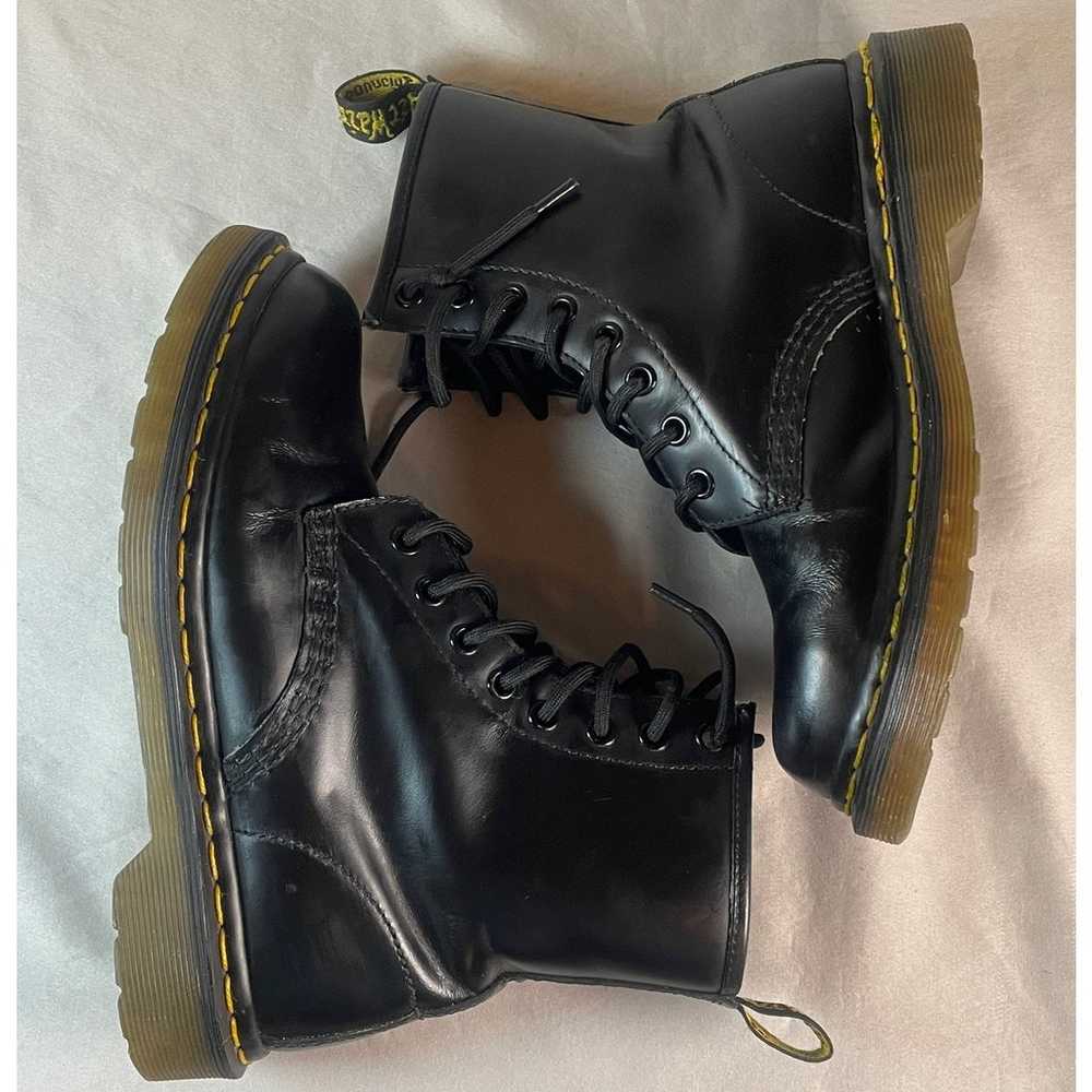 Dr Martens Womens Size 6 US 37 EUR Black Leather … - image 4