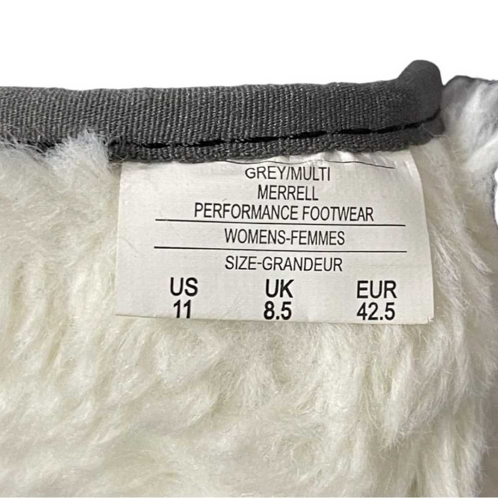 Merrell Women's size 11 Pechora Sky gray knit tal… - image 9