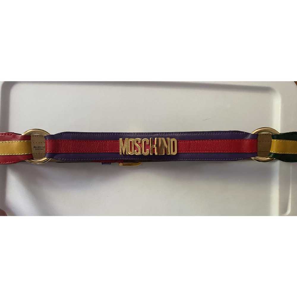 Moschino Leather belt - image 5