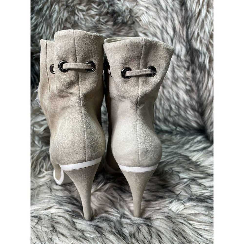 BCBG MAXAZRIA Ma Perry Ivory Suede Ankle Bootie 4… - image 6