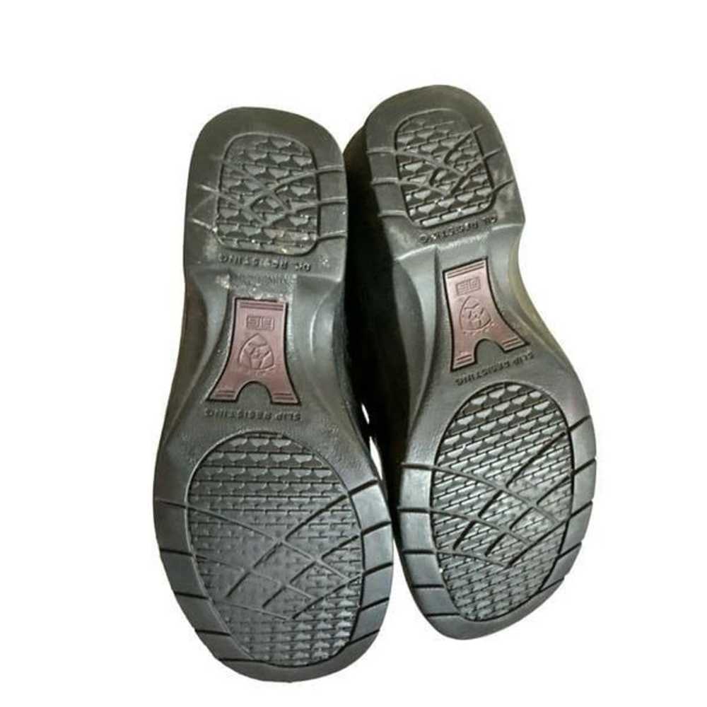 Ariat steel toe safety mule clog work comfort oil… - image 7