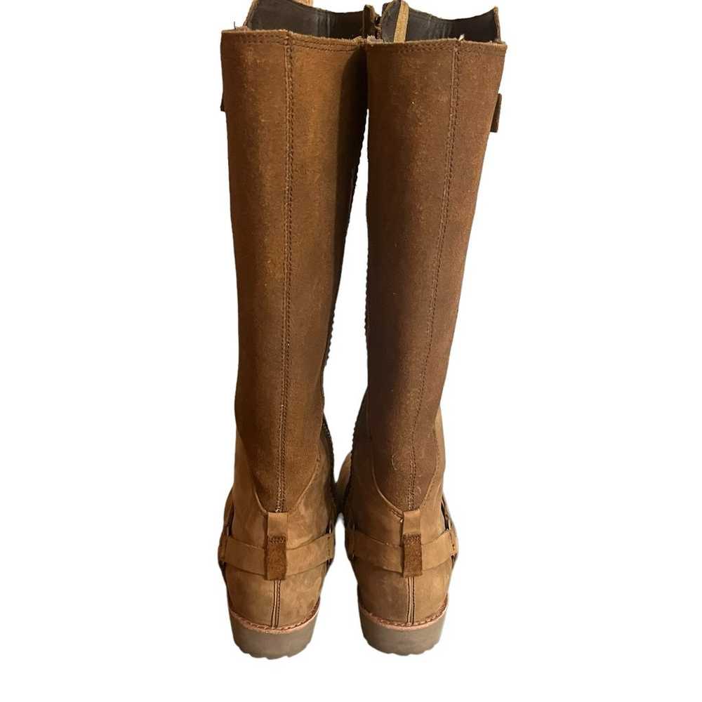 Teva Boots Tall Womens Brown Suede Leather Waterp… - image 9