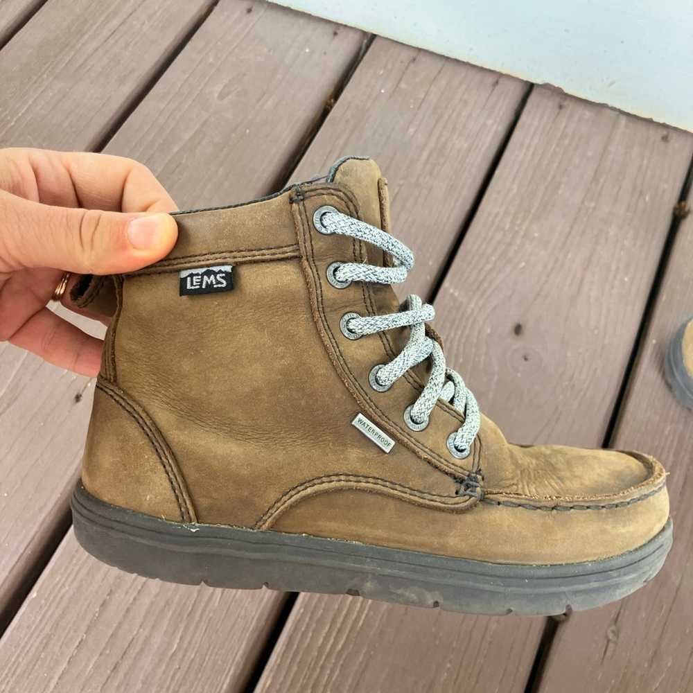 Lem’s waterproof Boulder hiking boots barefoot mi… - image 1