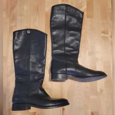 Frye Melissa Button 2 Black Boot Size 6.5
