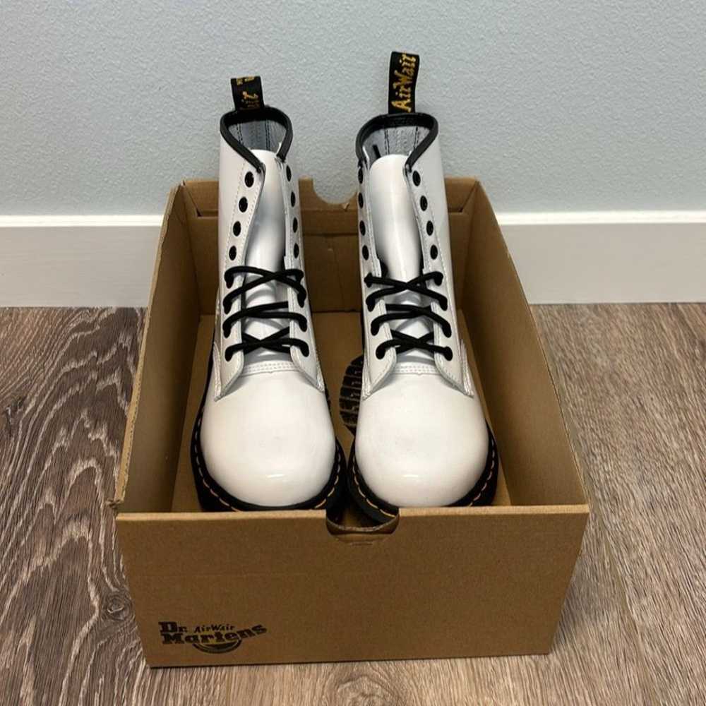 NEW! Dr. Martens 1460 White Patent Leather Lace-U… - image 7