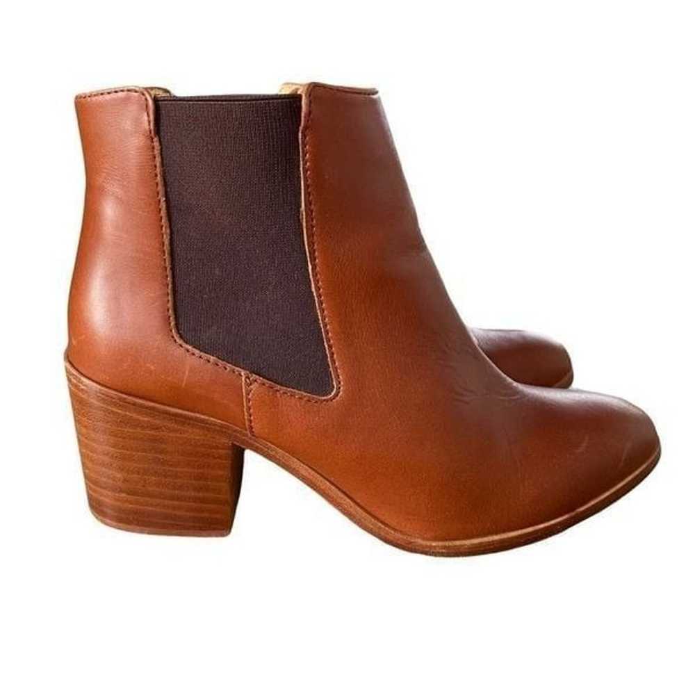 Nisolo Heeled Leather Brown Chelsea Boots Booties… - image 2