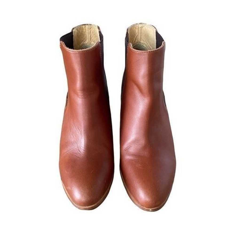 Nisolo Heeled Leather Brown Chelsea Boots Booties… - image 3