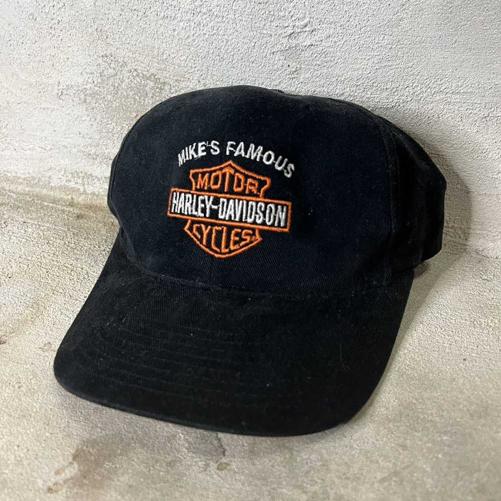 Harley Davidson × Snap Back × Vintage VTG 90s Har… - image 1