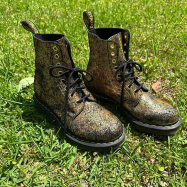 NWOB Dr. Martens Pascal 1460 gold crackle boots - image 1