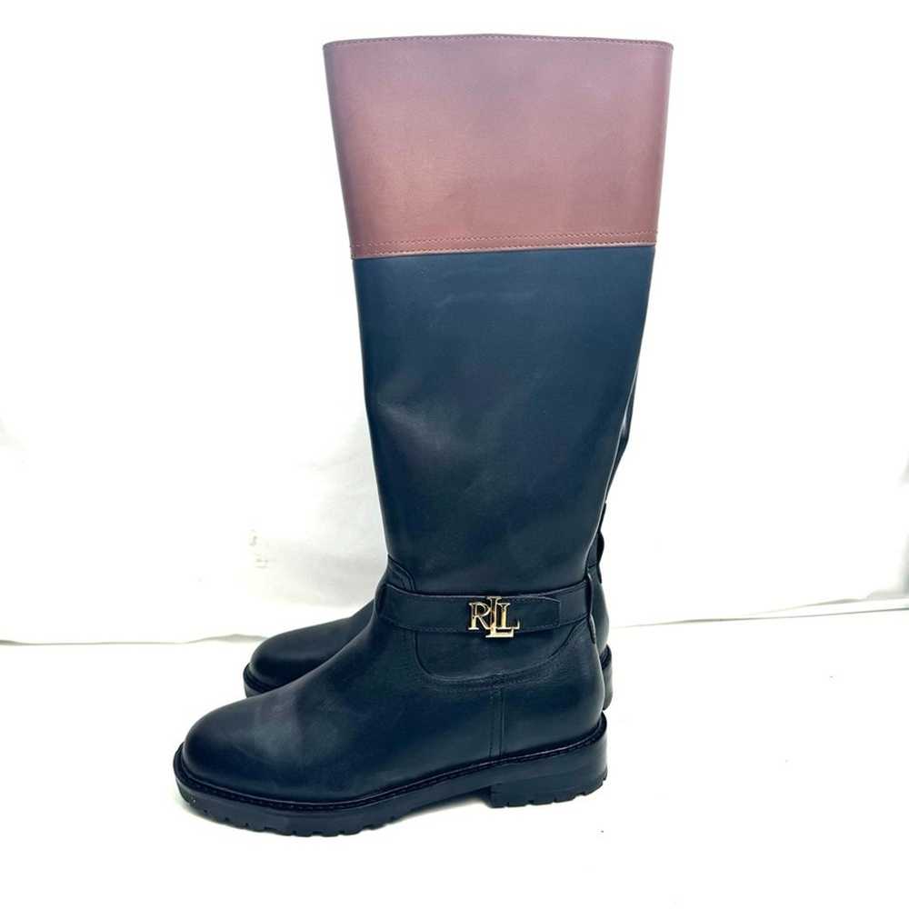Lauren Ralph Lauren Everly Leather Riding Boots S… - image 2
