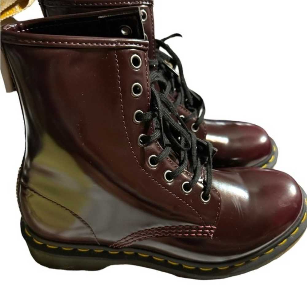 NWOT Dr. Marten Vegan 1460 8 Eye Lace Up Boots Ch… - image 2