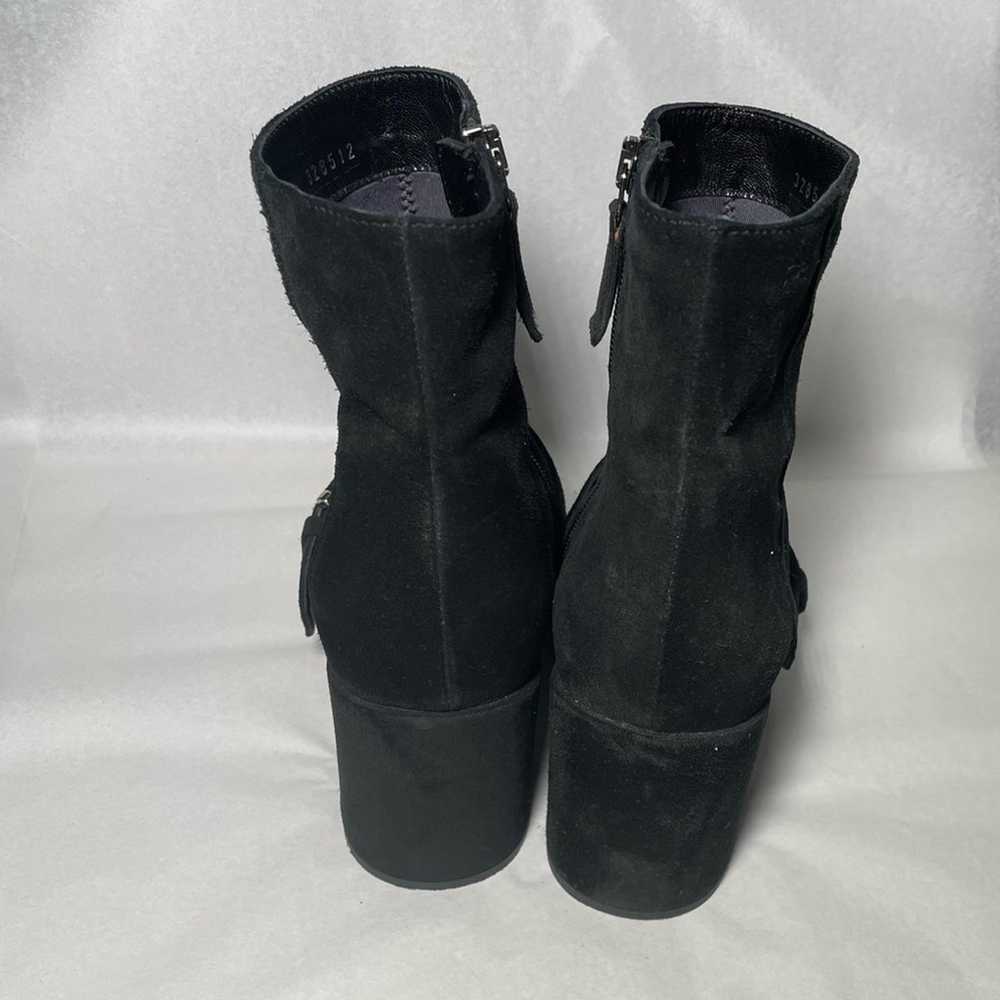 Aquatalia | Weatherproof Suede Zip Booties - Blac… - image 6