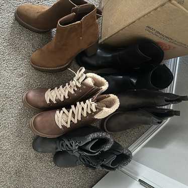 Lot of 5 pairs of women’s 9.5 boots