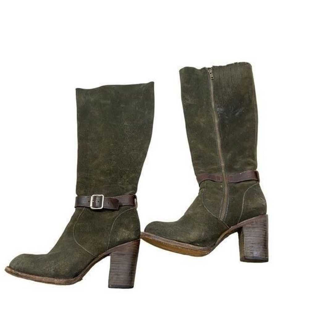 Ladies Freebird Holland Green Suede Tall Boots Si… - image 6