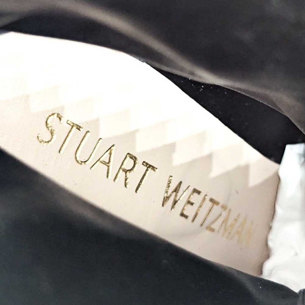 Stuart Weitzman Skyhigh Black Suede Sock Platform… - image 10