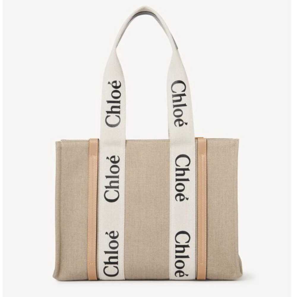 Chloé Woody leather tote - image 5