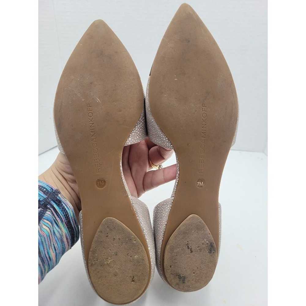 Rebecca minkoff womens leather slip on flats size… - image 9