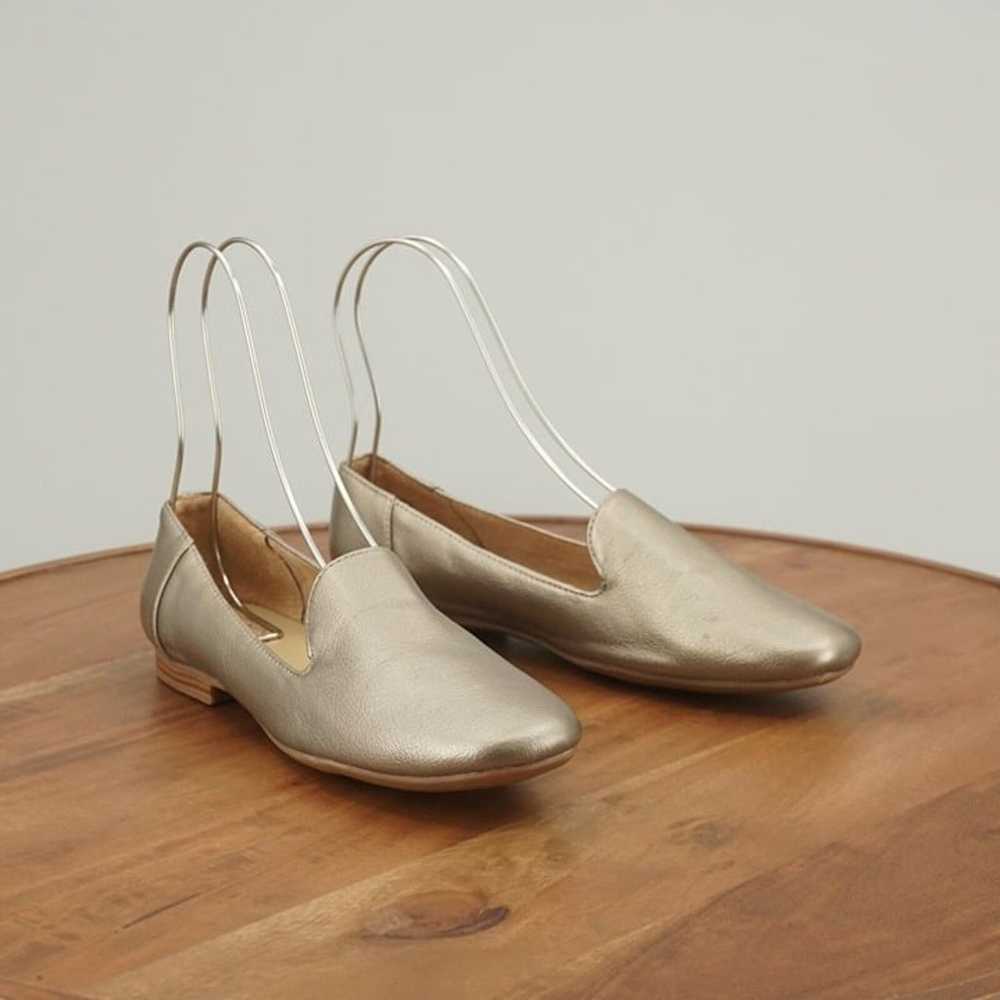 Naturalizer Womens Kit2 Kit Flats Shoes Gold Leat… - image 2