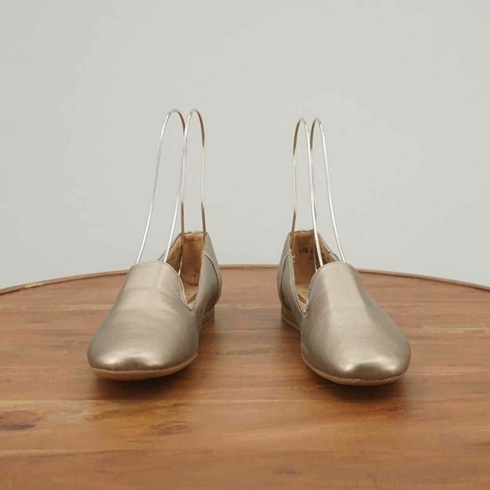 Naturalizer Womens Kit2 Kit Flats Shoes Gold Leat… - image 3