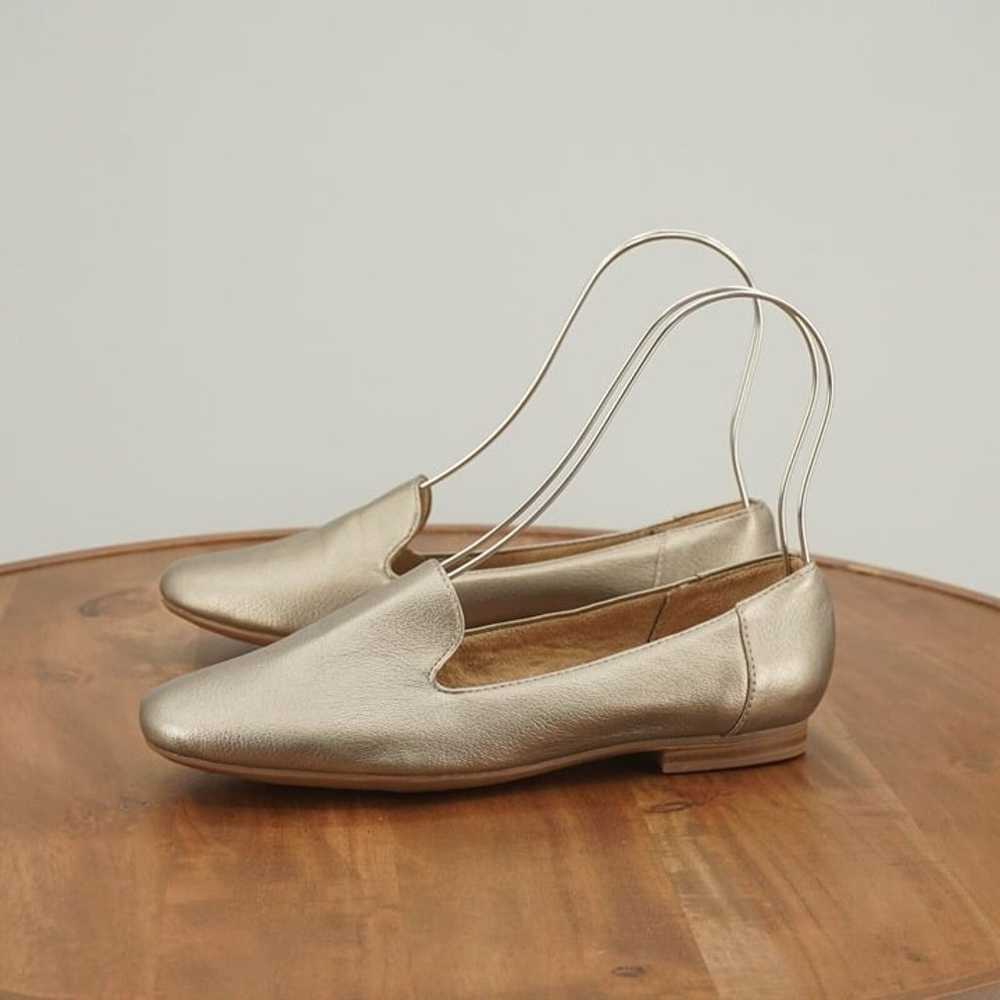 Naturalizer Womens Kit2 Kit Flats Shoes Gold Leat… - image 5