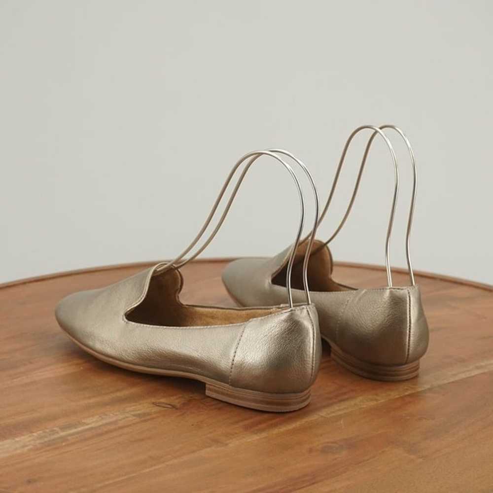Naturalizer Womens Kit2 Kit Flats Shoes Gold Leat… - image 6