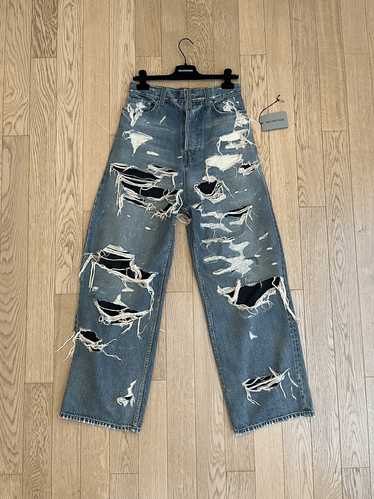 Balenciaga Balenciaga Destroyed Jeans RARE - image 1