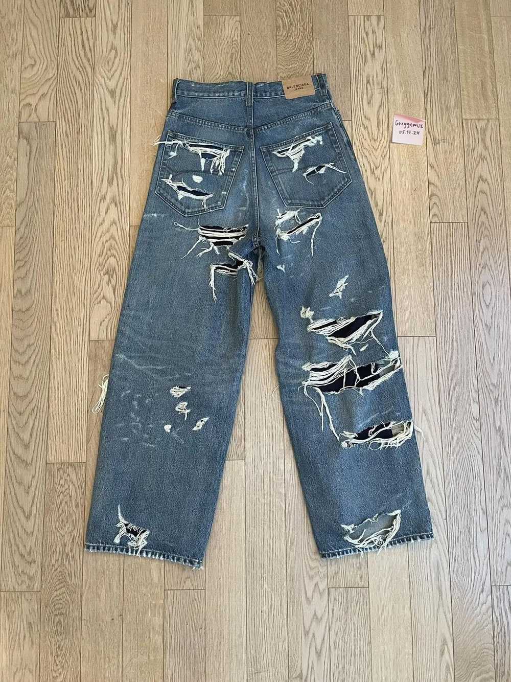 Balenciaga Balenciaga Destroyed Jeans RARE - image 2