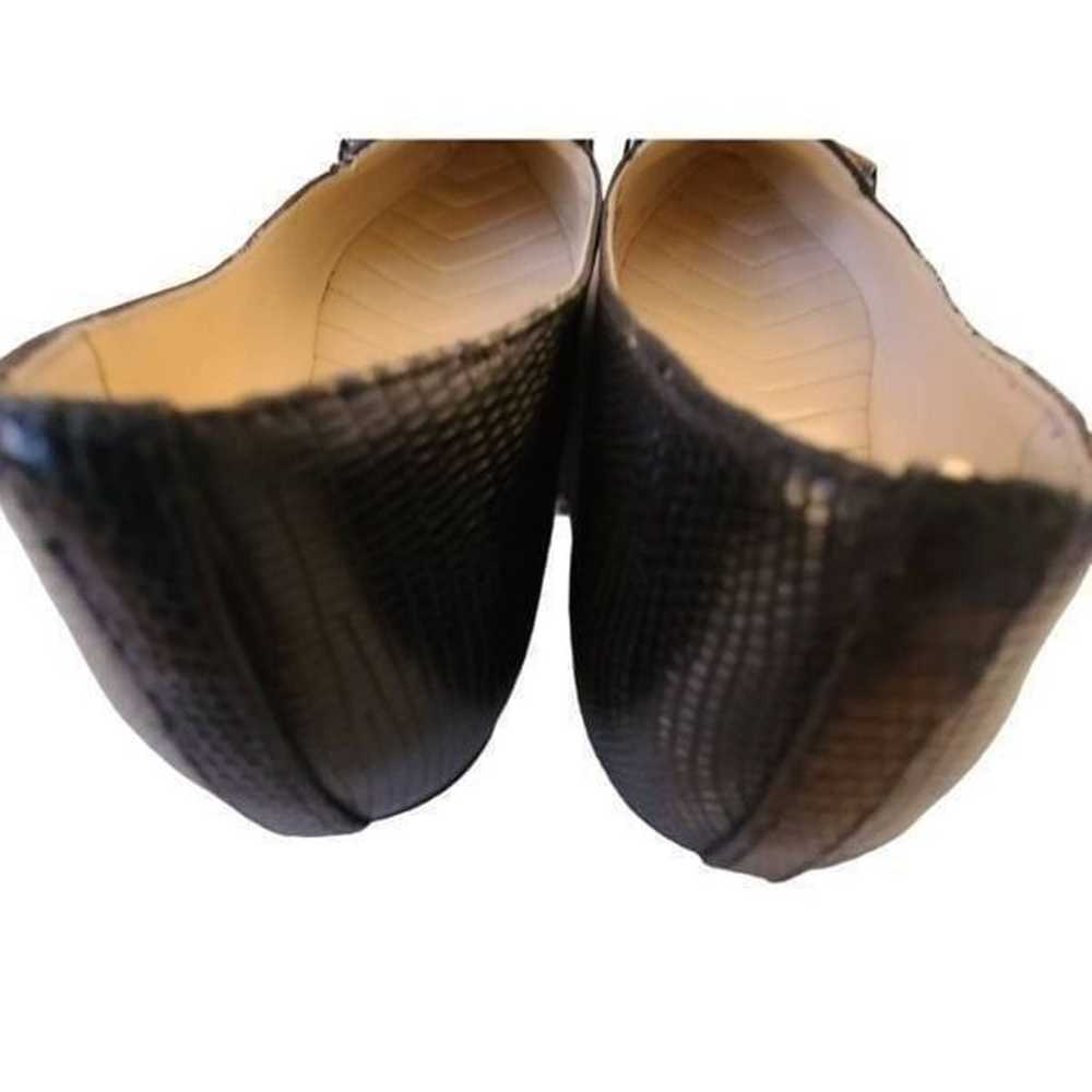 Karl Lagerfeld Black Dutot Leather Pointed Toe Fl… - image 8