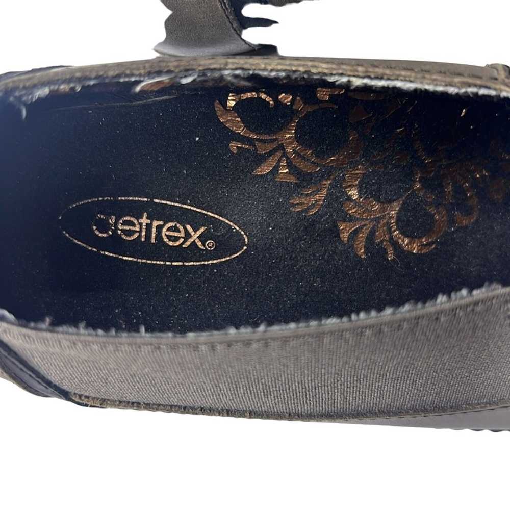 Aetrex EVA Grey Leather Slip-On Stretch Panel sho… - image 6