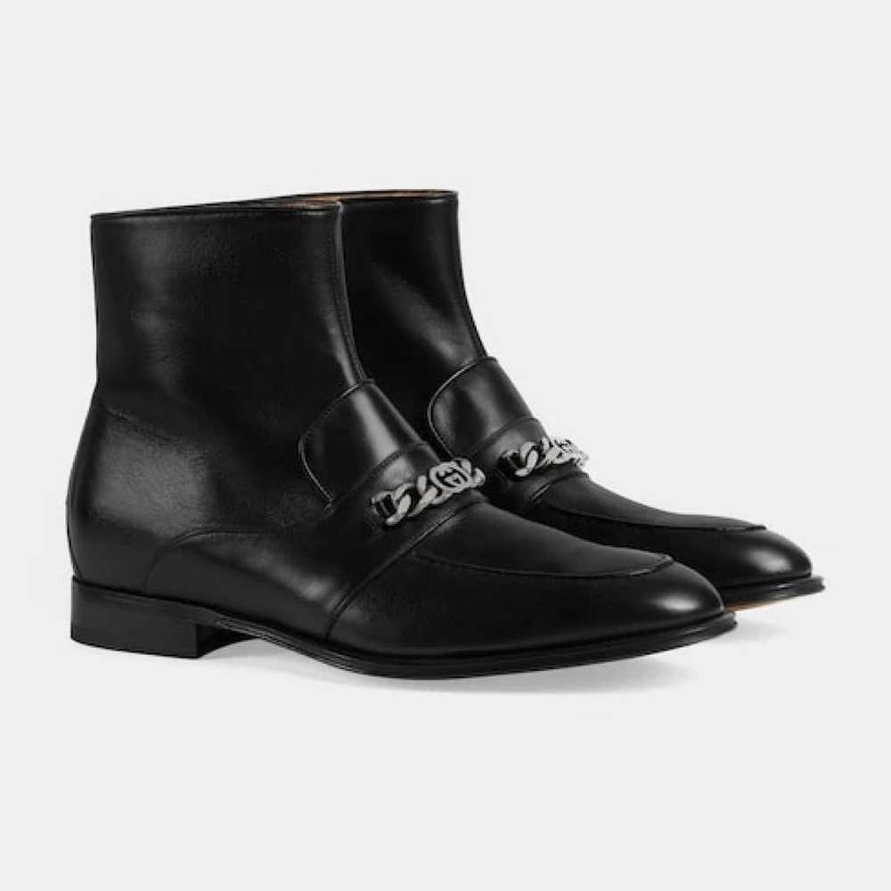 Gucci Leather boots - image 2